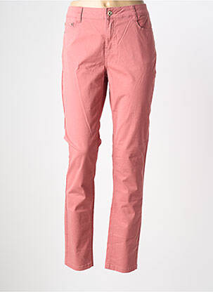 Jeans coupe slim rose LES P'TITES BOMBES femme