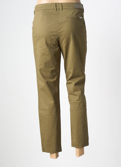 Pantalon 7/8 stretch taille normale vert LES P'TITES BOMBES femme