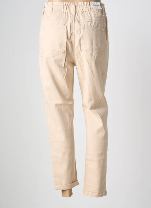 Jeans coupe droite beige C'EST BEAU LA VIE femme