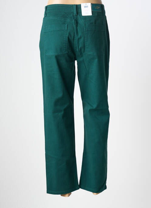Jeans coupe droite stretch taille normale vert C'EST BEAU LA VIE femme