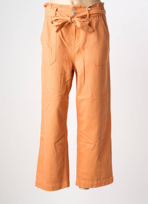 Jeans coupe large orange C'EST BEAU LA VIE femme