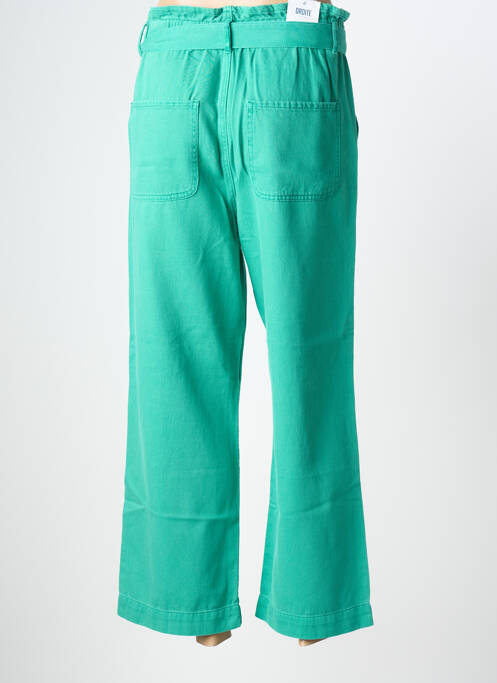 Jeans coupe large vert C'EST BEAU LA VIE femme