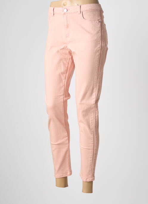 Jeans coupe slim rose C'EST BEAU LA VIE femme