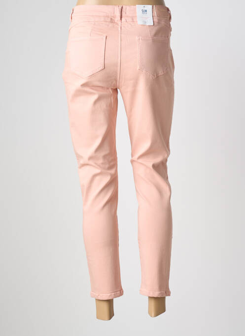 Jeans coupe slim rose C'EST BEAU LA VIE femme