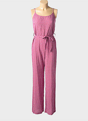 Combi-pantalon fines bretelles fines bretelles rose SYSTEMACTION femme