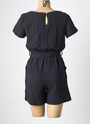 Combishort coupe cintrée manches courtes noir C'EST BEAU LA VIE femme