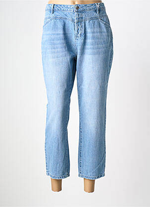 Jeans coupe droite taille normale taille normale bleu LPB femme