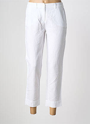 Pantalon 7/8 taille élastique taille normale blanc OLSEN femme