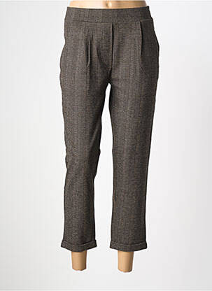 Pantalon 7/8 stretch taille normale marron LPB LES PETITES BOMBES  femme