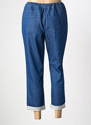 Pantalon 7/8 stretch taille normale bleu OLSEN femme