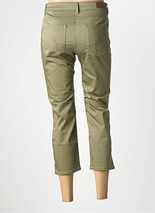 Pantacourt stretch taille normale vert OLSEN femme