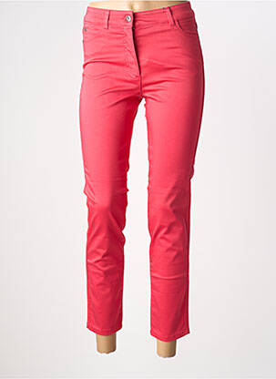 Pantalon 7/8 stretch taille normale rose OLSEN femme