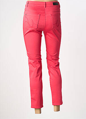 Pantalon 7/8 stretch taille normale rose OLSEN femme