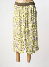 Jupe mi-longue taille normale vert PAZ TORRAS femme