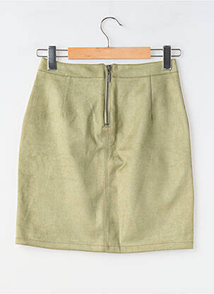 Jupe courte coupe droite vert GARCIA femme
