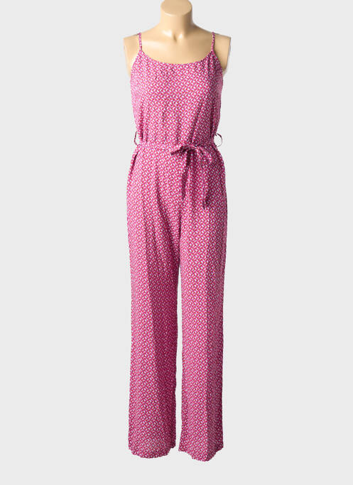 Combi-pantalon fines bretelles fines bretelles rose SYSTEMACTION femme