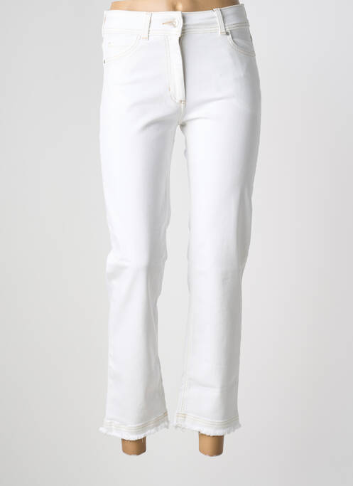 Jeans coupe slim stretch taille normale blanc OLSEN femme
