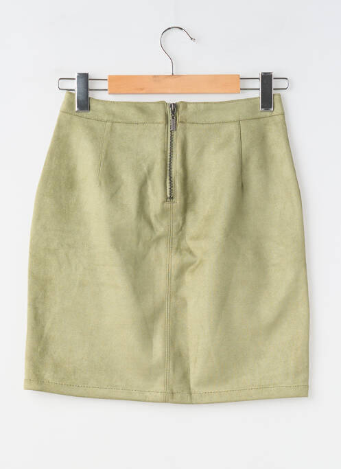 Jupe courte coupe droite vert GARCIA femme