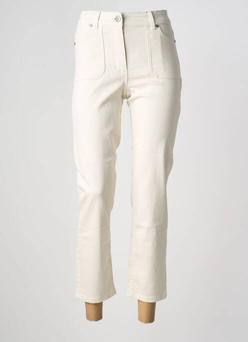 Jeans coupe slim beige OLSEN femme