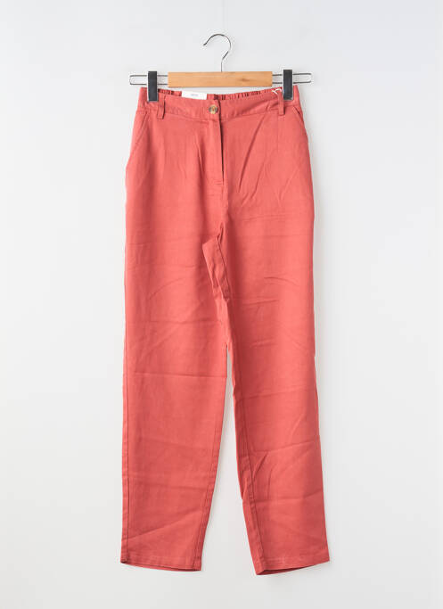 Pantalon droit rouge C'EST BEAU LA VIE femme