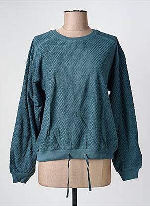 Sweat-shirt stretch manches longues vert BENSIMON femme
