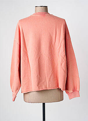 Sweat-shirt coupe over-size manches longues orange BREWSTER femme
