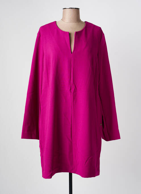 Robe courte manches longues manches longues violet OTTOD'AME femme
