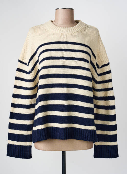 Pull stretch manches longues beige SWILDENS femme