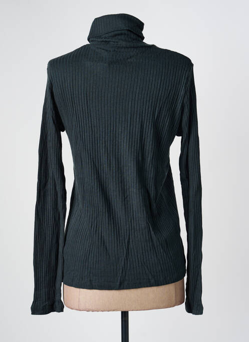 Pull col roulé gris MAJESTIC FILATURES femme