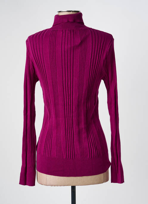 Pull col roulé violet KING LOUIE femme