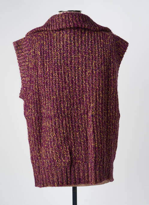 Gilet sans manche violet HOD femme