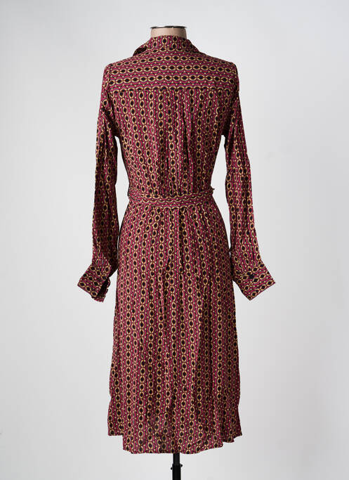 Robe mi-longue rose KING LOUIE femme