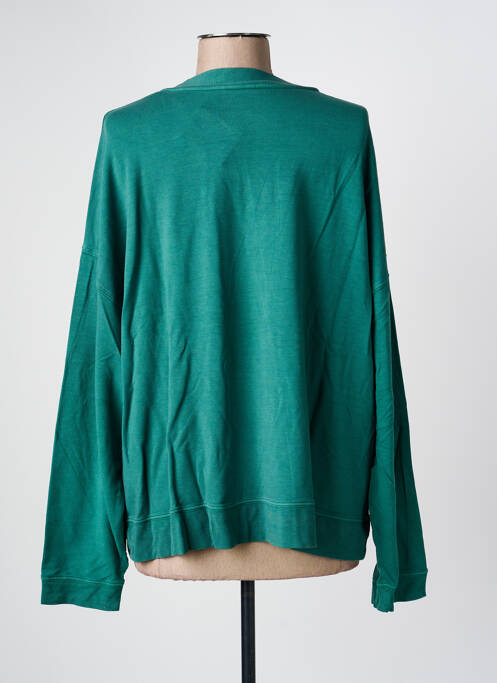 Sweat-shirt vert MAJESTIC FILATURES femme