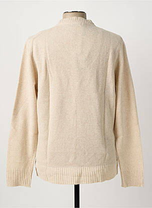Pull col rond manches longues beige LAFAURIE homme