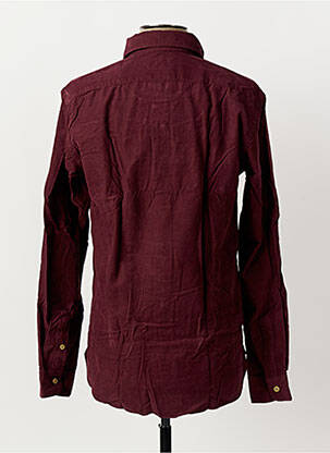 Chemise manches longues coupe cintrée violet FIL NOIR homme