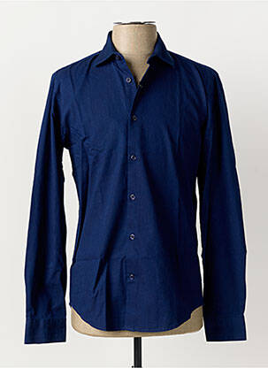 Chemise manches longues coupe cintrée bleu LAFAURIE homme