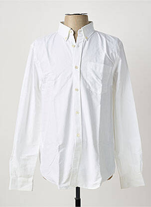 Chemise manches longues coupe droite blanc CLOSED homme