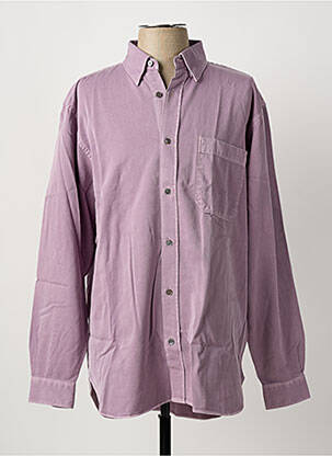 Chemise manches longues coupe droite violet CLOSED homme