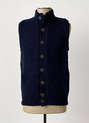 Gilet sans manche coupe cintrée bleu ANONYM APPAREL homme