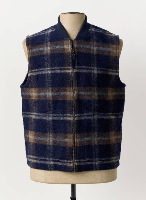 Veste casual coupe droite bleu HARTFORD homme