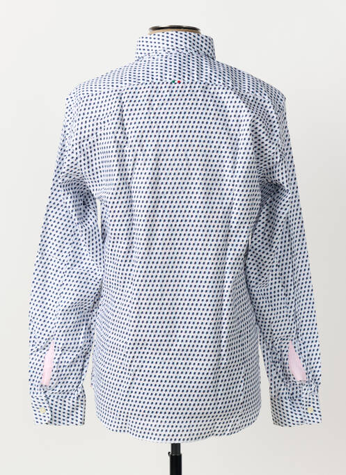 Chemise manches longues bleu FIL NOIR homme