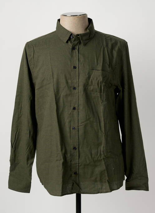 Chemise manches longues vert HARRIS WILSON homme