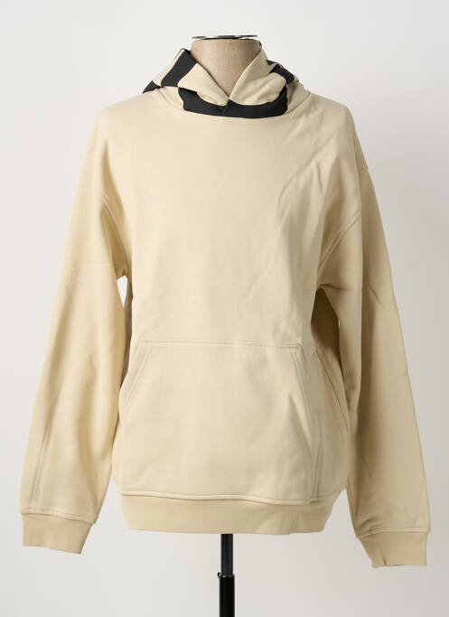 Sweat-shirt à capuche beige CLOSED homme
