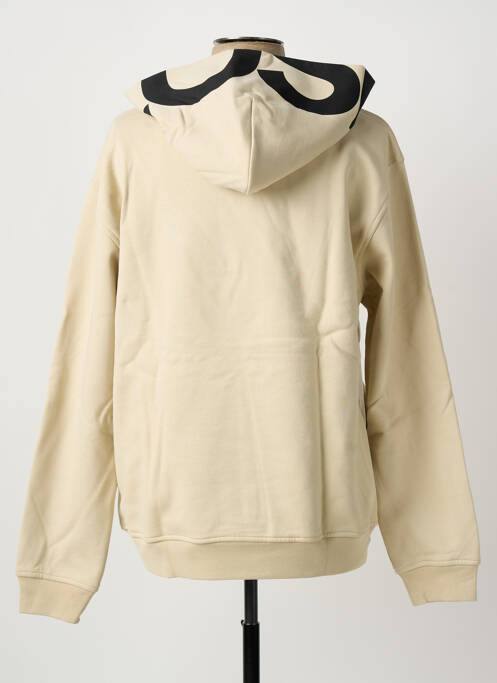 Sweat-shirt à capuche beige CLOSED homme