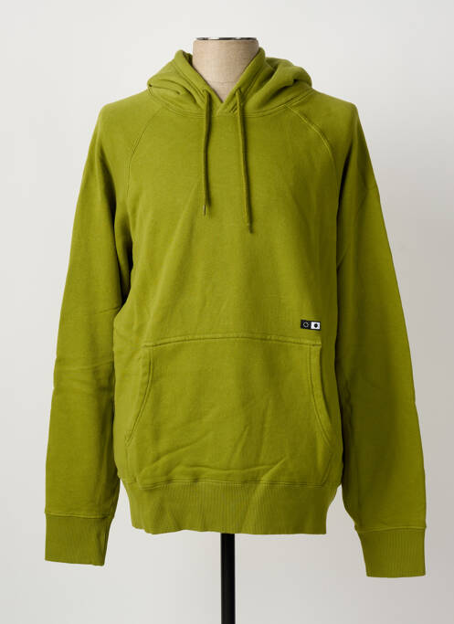 Sweat-shirt à capuche vert EDWIN homme