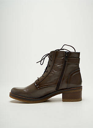Bottines/boots talon bas talon de 4 à 6cm marron DORKING femme