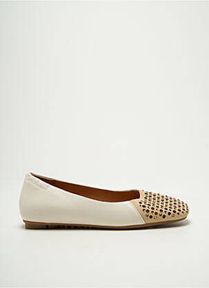Ballerines semelle amovible talon plat jusqu'à 3cm beige MAM'ZELLE femme