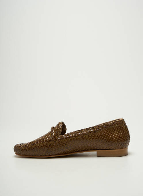Mocassins marron YVES DESFARGE femme