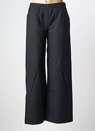 Pantalon large tissage popeline taille normale noir TINSELS femme