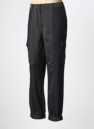 Pantalon cargo resserrée sur le bas taille normale noir COSTER COPENHAGEN femme